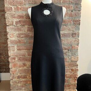 Akris Punto - Embellished Cutout Sleeveless Sheath Dress - Size S